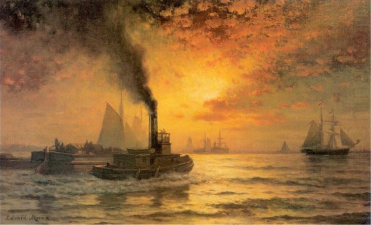 Moran, Edward New York Harbor china oil painting image